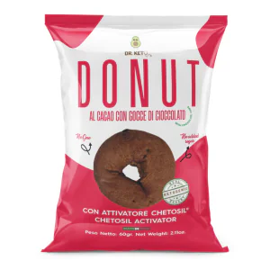 Donut al cacao con gocce di cioccolato