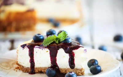 CHEESCAKE Keto ai Mirtilli