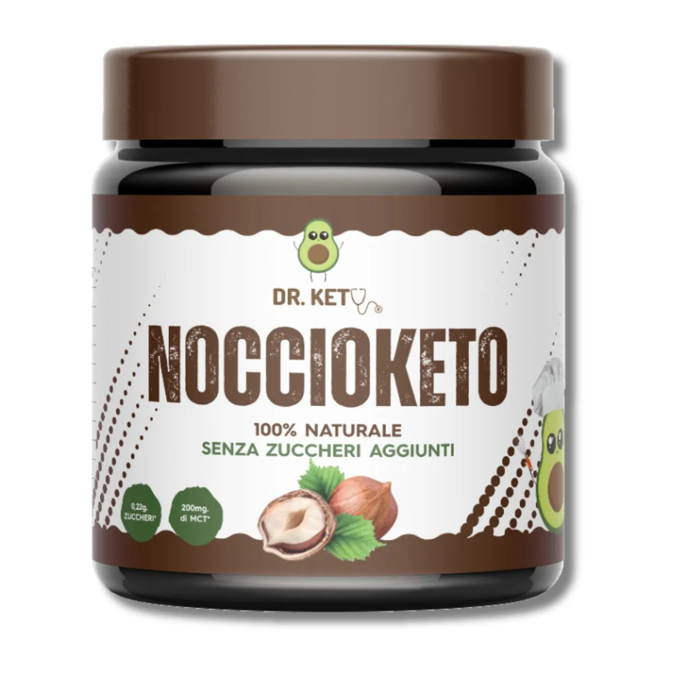 Crema alla nocciola Noccioketo - 250gr.
