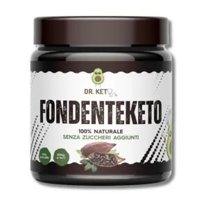 Crema al cioccolato fondente Fondenteketo - 250gr.