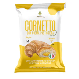 Cornetto Keto Crema Pasticciera