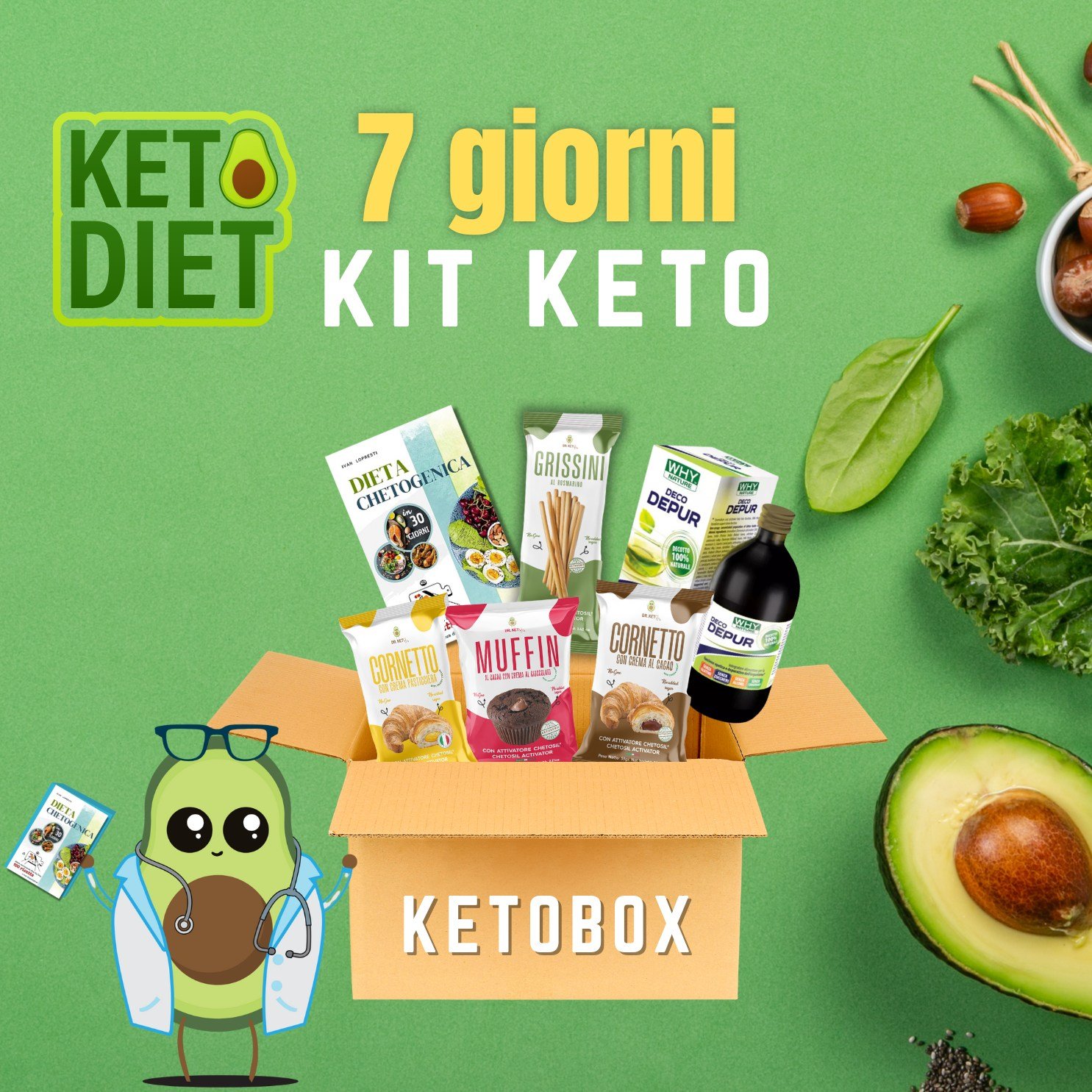 Kit 7 Giorni Dieta Chetogenica