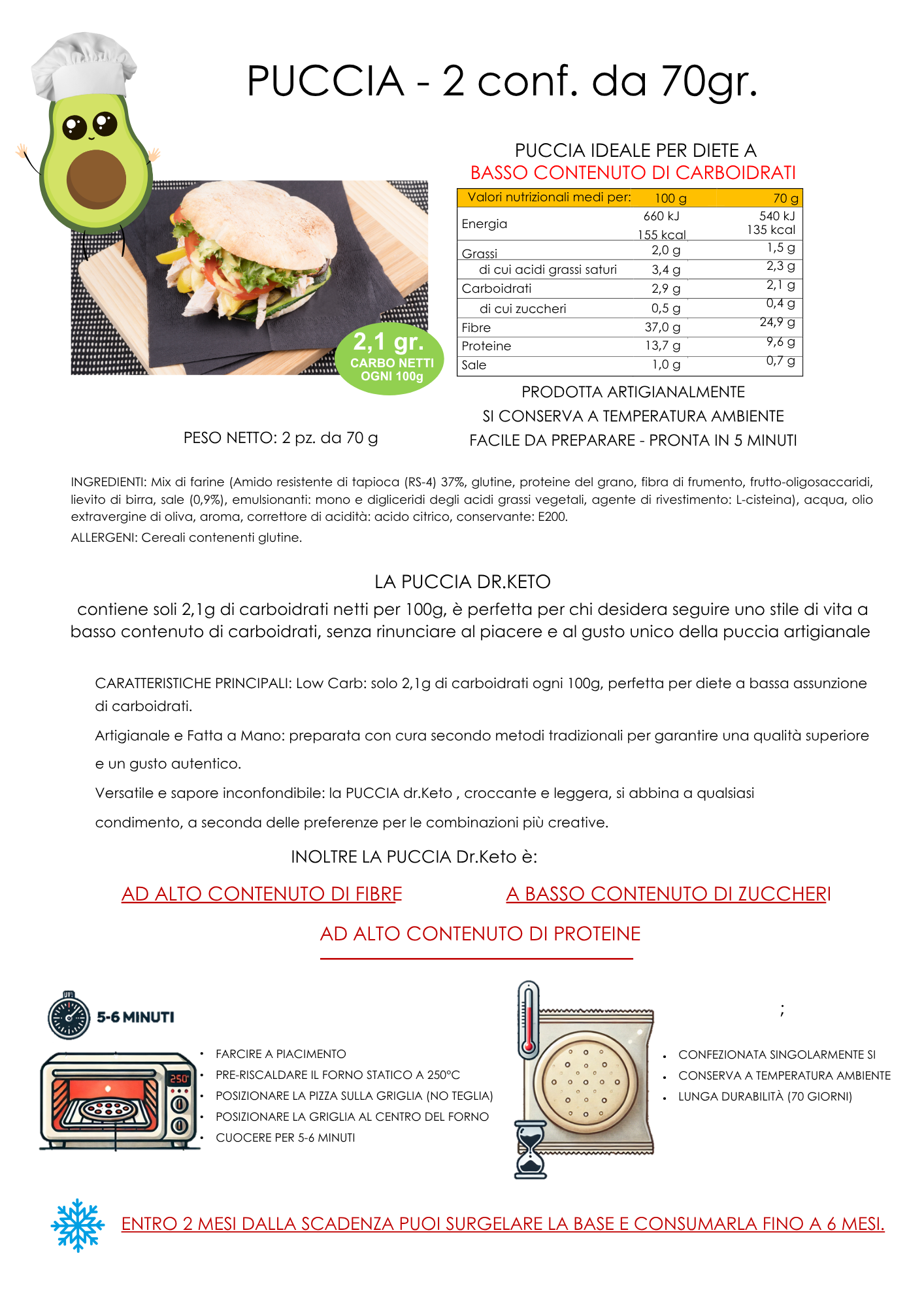 Puccia Salentina - 2 conf. da 70gr. - immagine 3